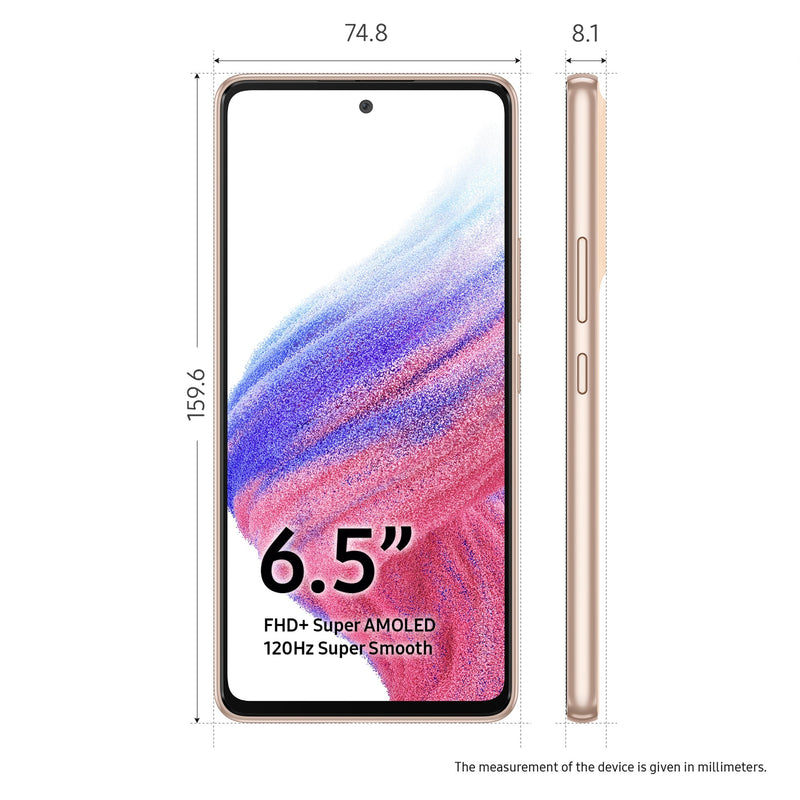 Samsung Galaxy A53 5G 8GB 256GB Awesome Peach