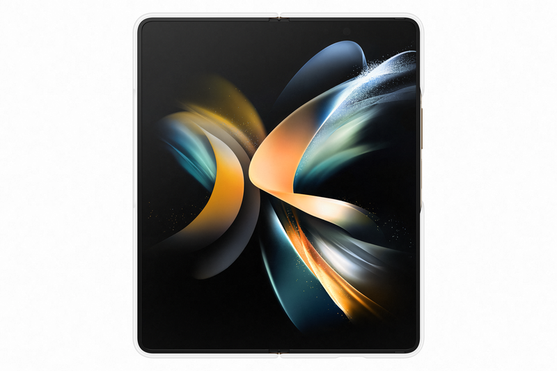 Samsung Galaxy Fold 4 Silicone Grip Cover Black