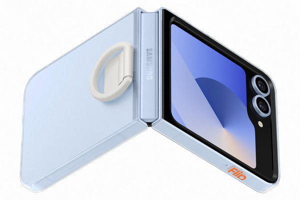 Samsung Galaxy Flip6 Clear Case with Ring Transparency