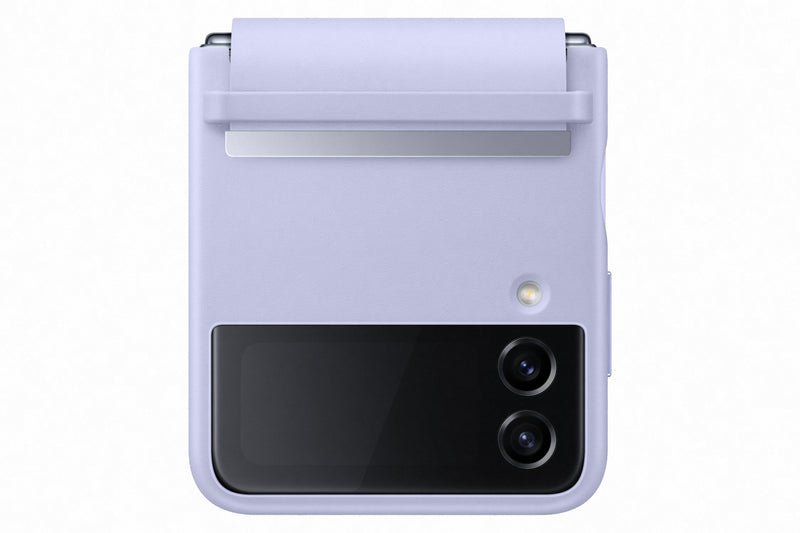 Samsung Galaxy Flip 4 Flap Leather Cover Serenity Purple