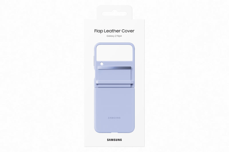 Samsung Galaxy Flip 4 Flap Leather Cover Serenity Purple