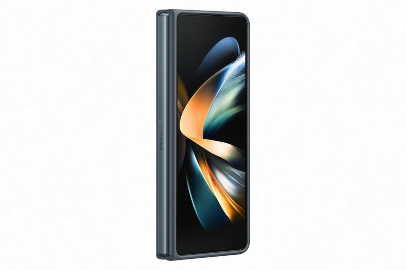 Samsung Galaxy Fold 4 Leather Cover Graygreen