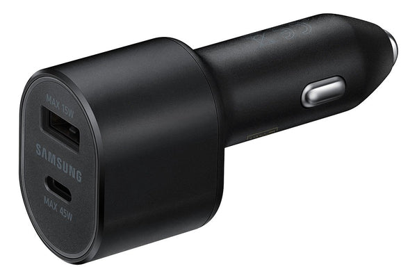 Super Fast Dual Car Charger (45W+15W) Black