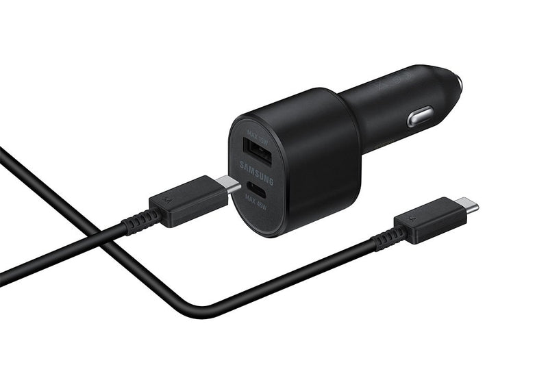 Super Fast Dual Car Charger (45W+15W) Black