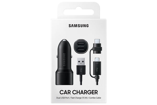 Car Charger Duo -Black