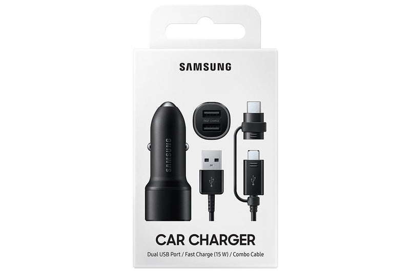 Car Charger Duo -Black