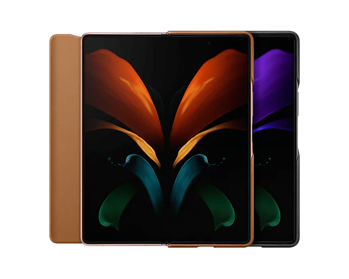 Z Fold2 Leather Flip cover